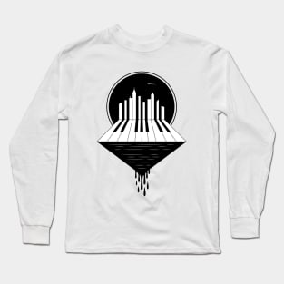 Piano Skyline Long Sleeve T-Shirt